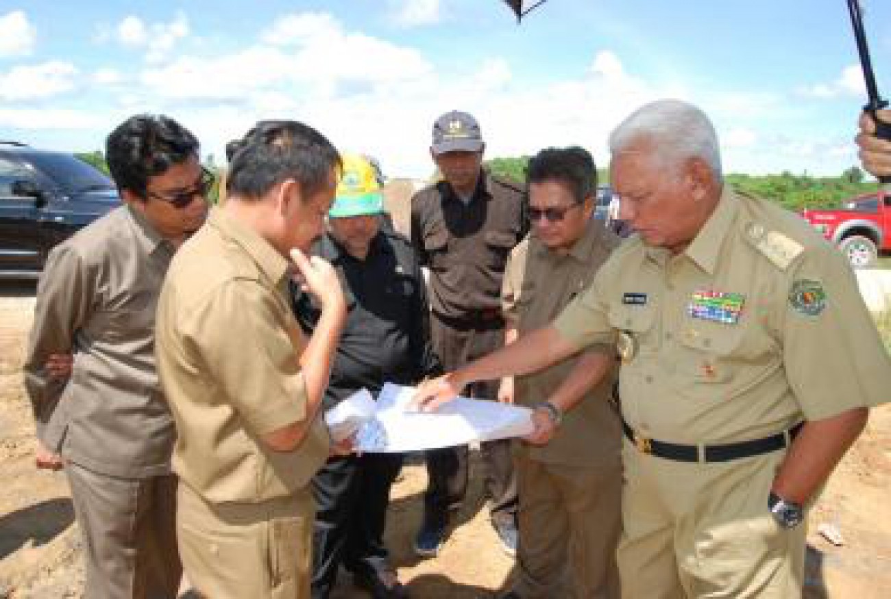 Gubernur Ground Breaking Pembangunan Terminal CPO di Maloy