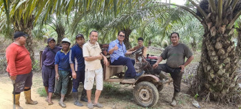 Harga TBS Naik, Pekebun Sawit Muara Badak Semangat