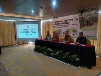 Disbun Kaltim Dorong Percepatan Sertifikasi ISPO