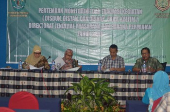 Disbun Bahas Percepatan Penyerapan Anggaran dan Monev PSP